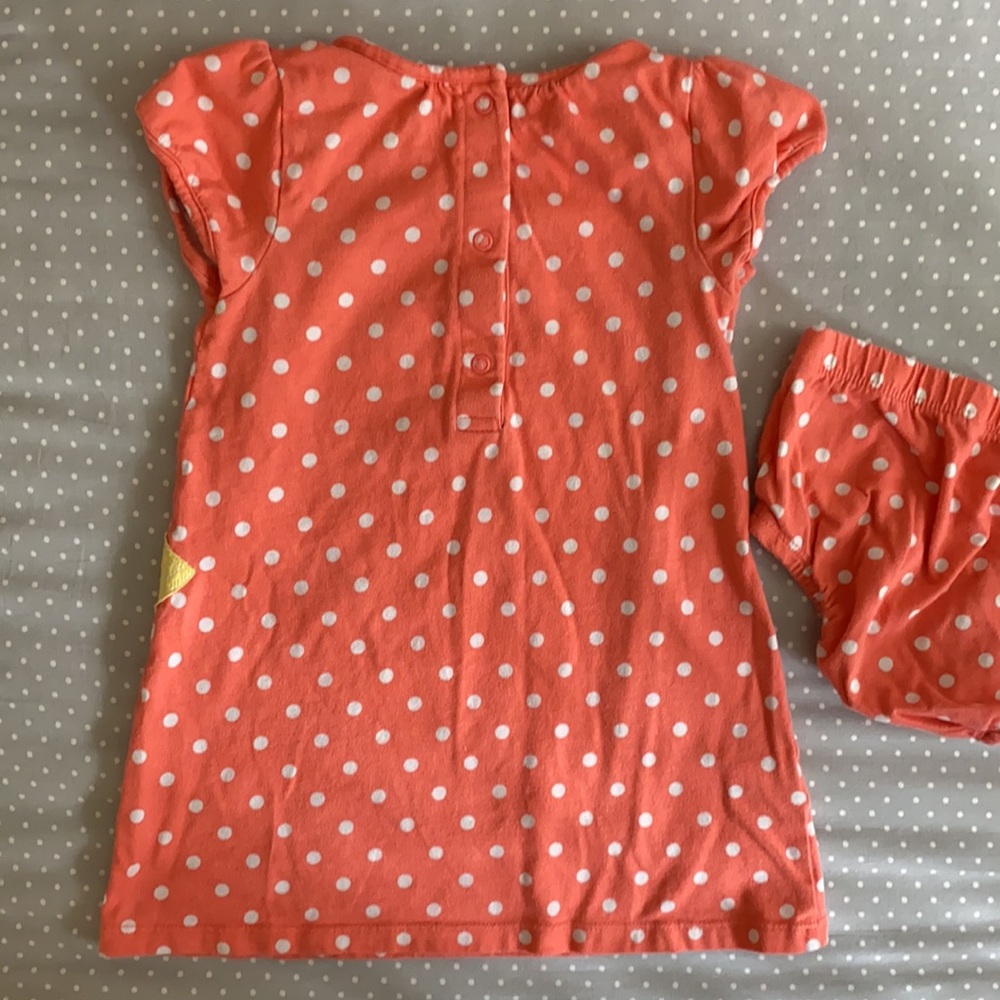 Baby Boden 18-24 month polka dot bird dress - Picture 5 of 5